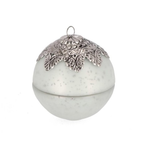 CANDELA A SFERA BIANCA D12.5 C